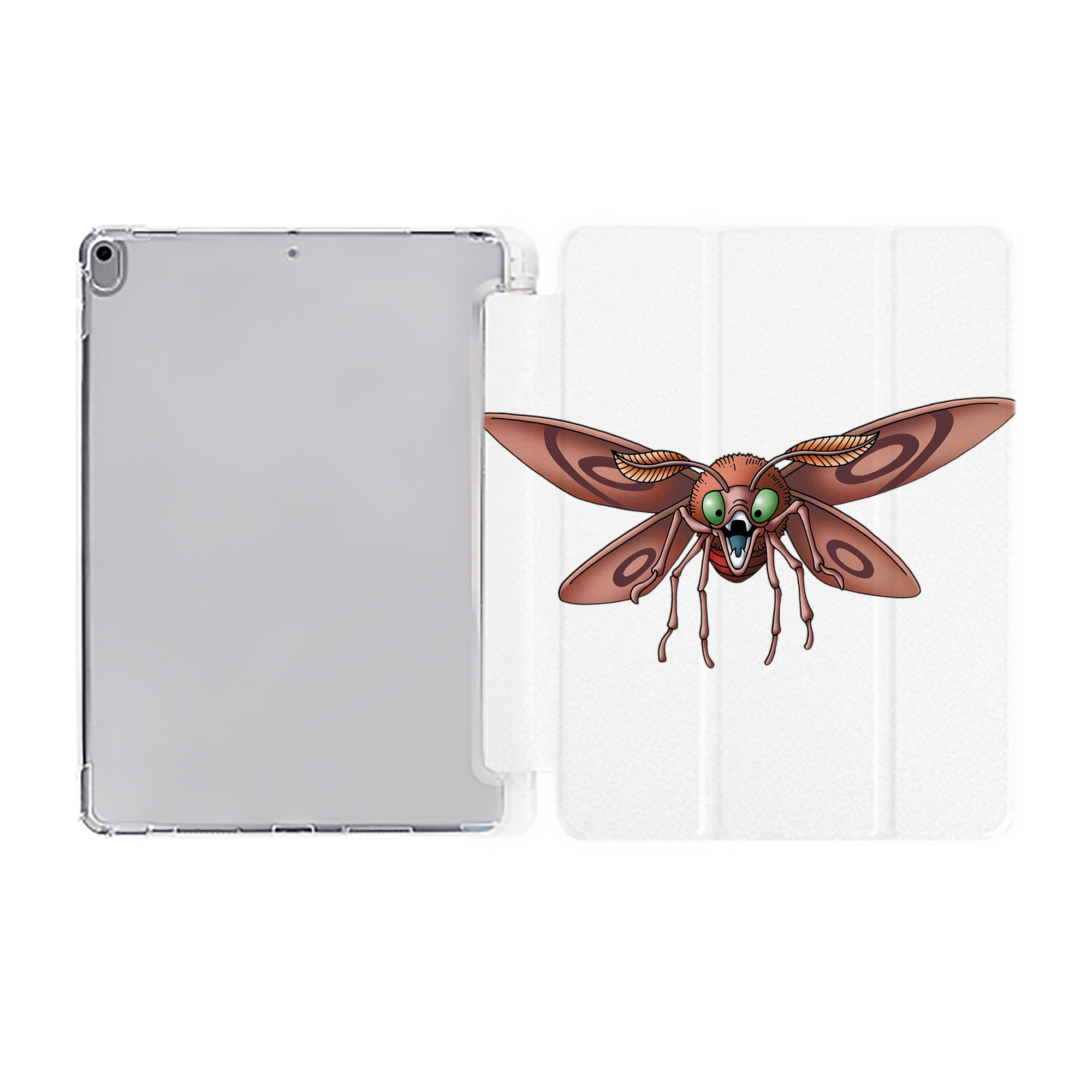 （画像用） ドラゴンクエスト Doragon Kuesuto Dragon Quest IPad ケース ペン収納付き 三つ折りスタンド PUレザー×シリコン 対応機種9.5/10.5/10.9インチ